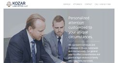 Desktop Screenshot of kozarlawoffice.com